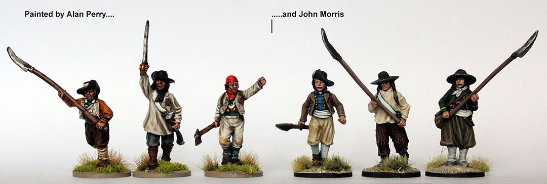 Chouans Ready Glaives & Hand Weapons - Perry Miniatures
