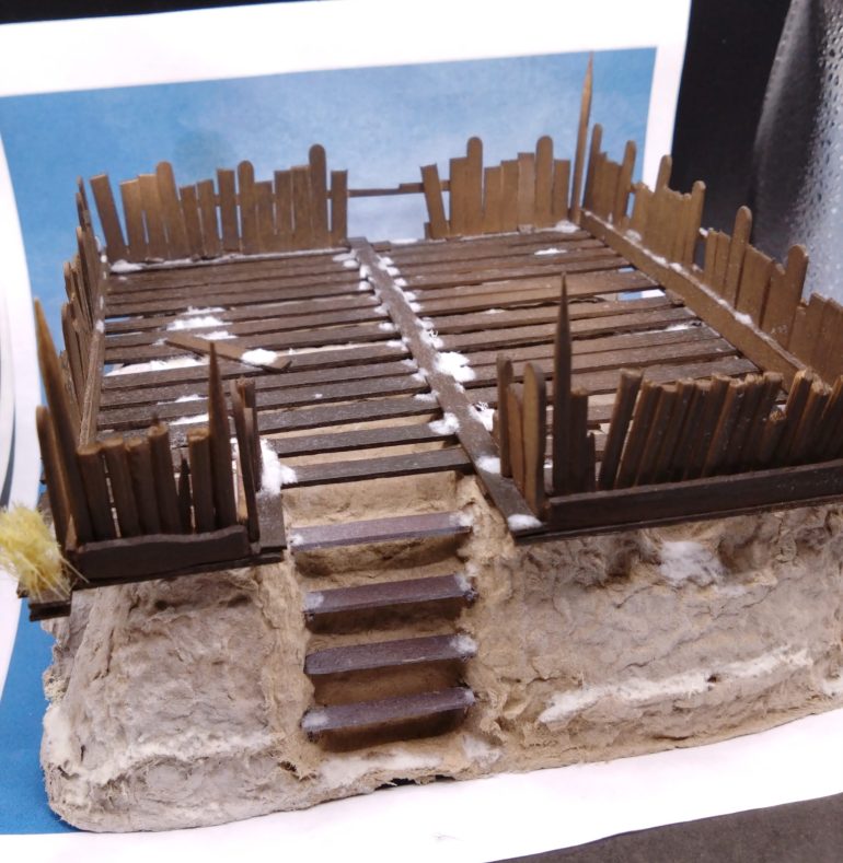 There were two very similar halves. I will work something similar with the other half