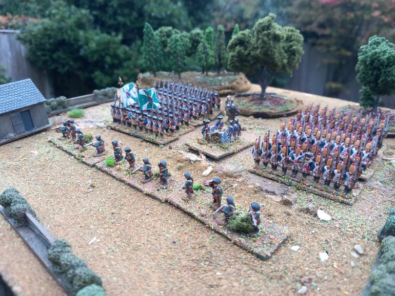 Von Breymans German brigade