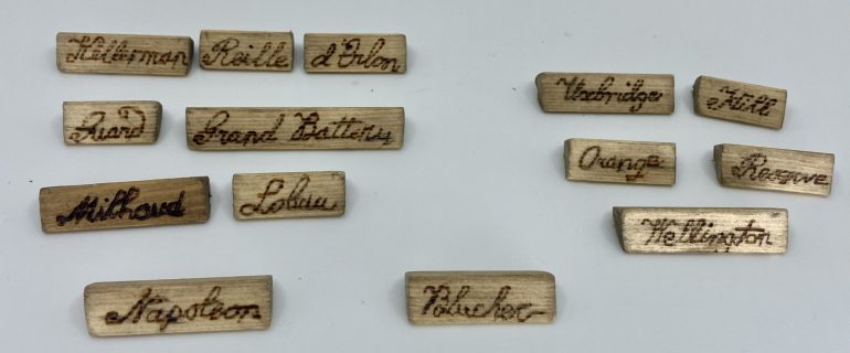 Corps and army commanders names as they are split in the game - each of these is a different activation choice for the player