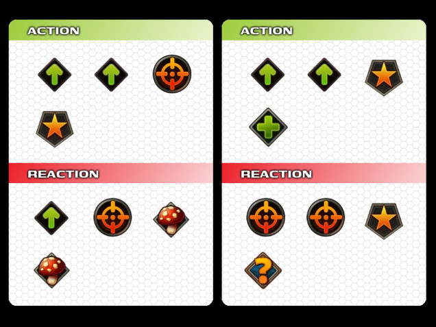 Sample of latest playtest cards with tempuary artwork.