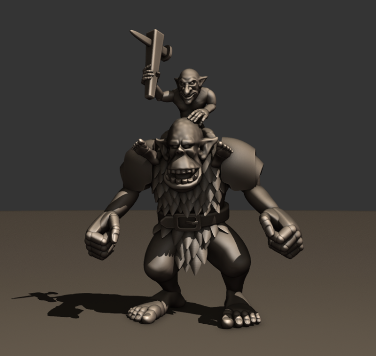 Modeling fur in Greenstuff is easy, not so in digital