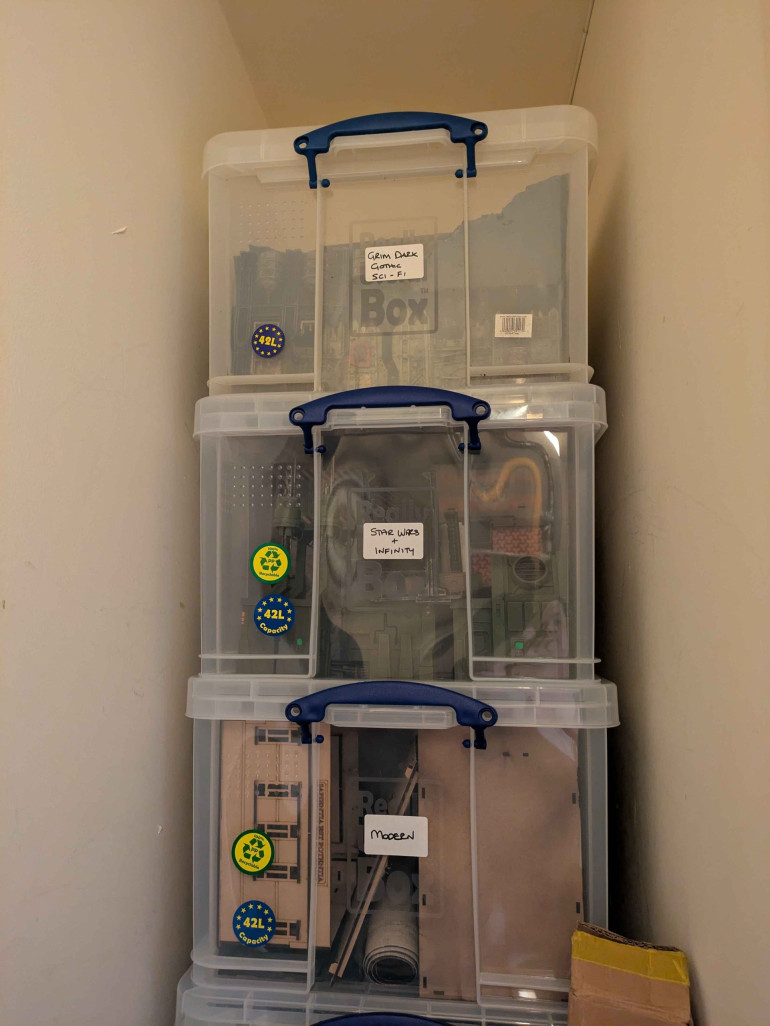 It is still a pile (of shame or potential) if it is alphabetised?