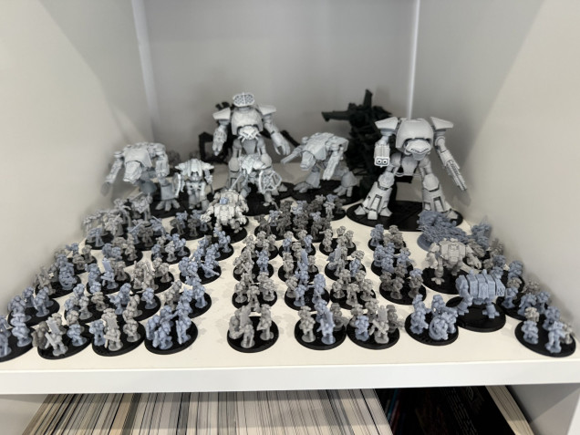 Battle Companies 3 & 4 infantry & Dreadnaughts