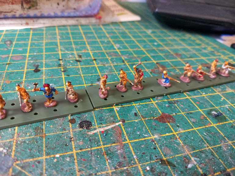 The second brigade contains a lot of smaller skirmishing units so I started with indians for a change to all the redcoats