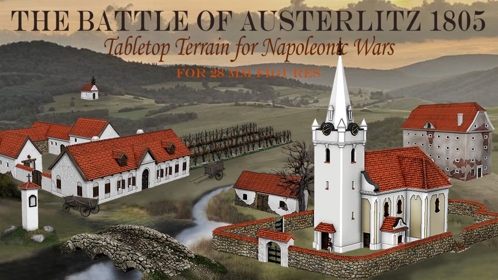 Austerlitz 1805-Napoleonic Tabletop Terrain & Buildings