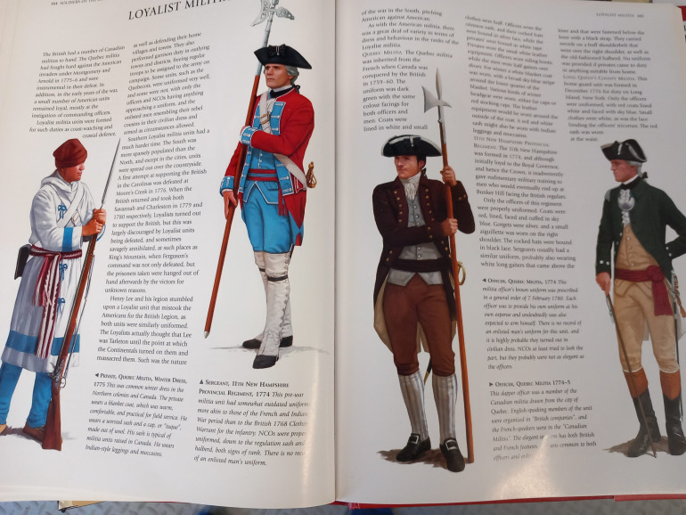 Bit of research into how Canadian militias dressed