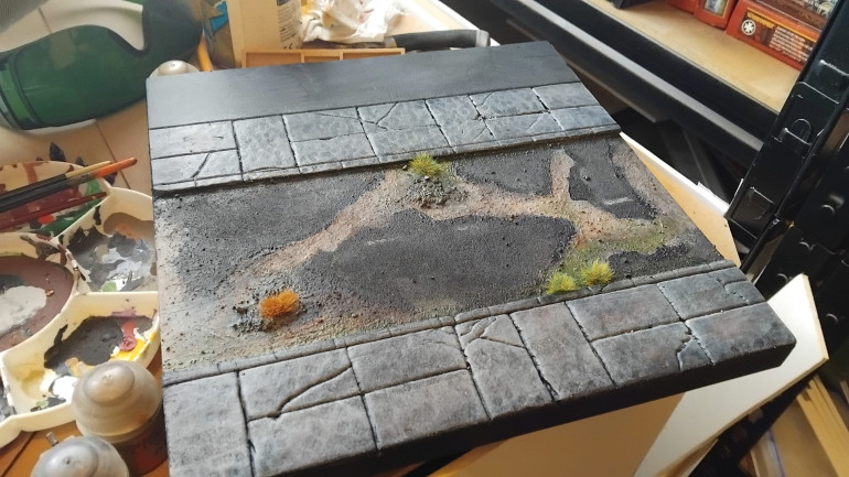 Learnt a lot. Weathering too heavy on tiles makes them look like dungeon tiles not pavement. 