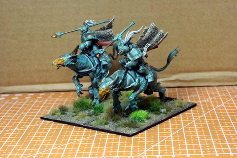 The same models above used as a Chariot troop.