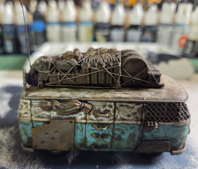 All i had to do was to paint in headlights, stowage and other details.