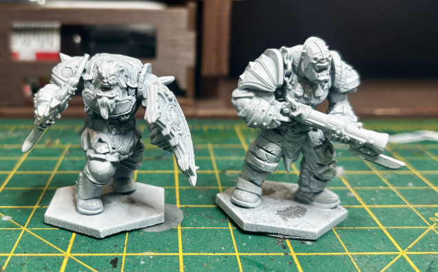 Again, as the two infantry units are similar I’ll paint them at the same time.