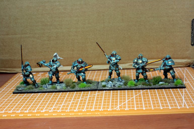 The same Ogrion warriors as 2 troops.