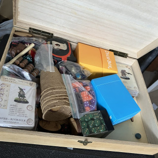 Of the box. Trays. Boxes. Container, whatever!