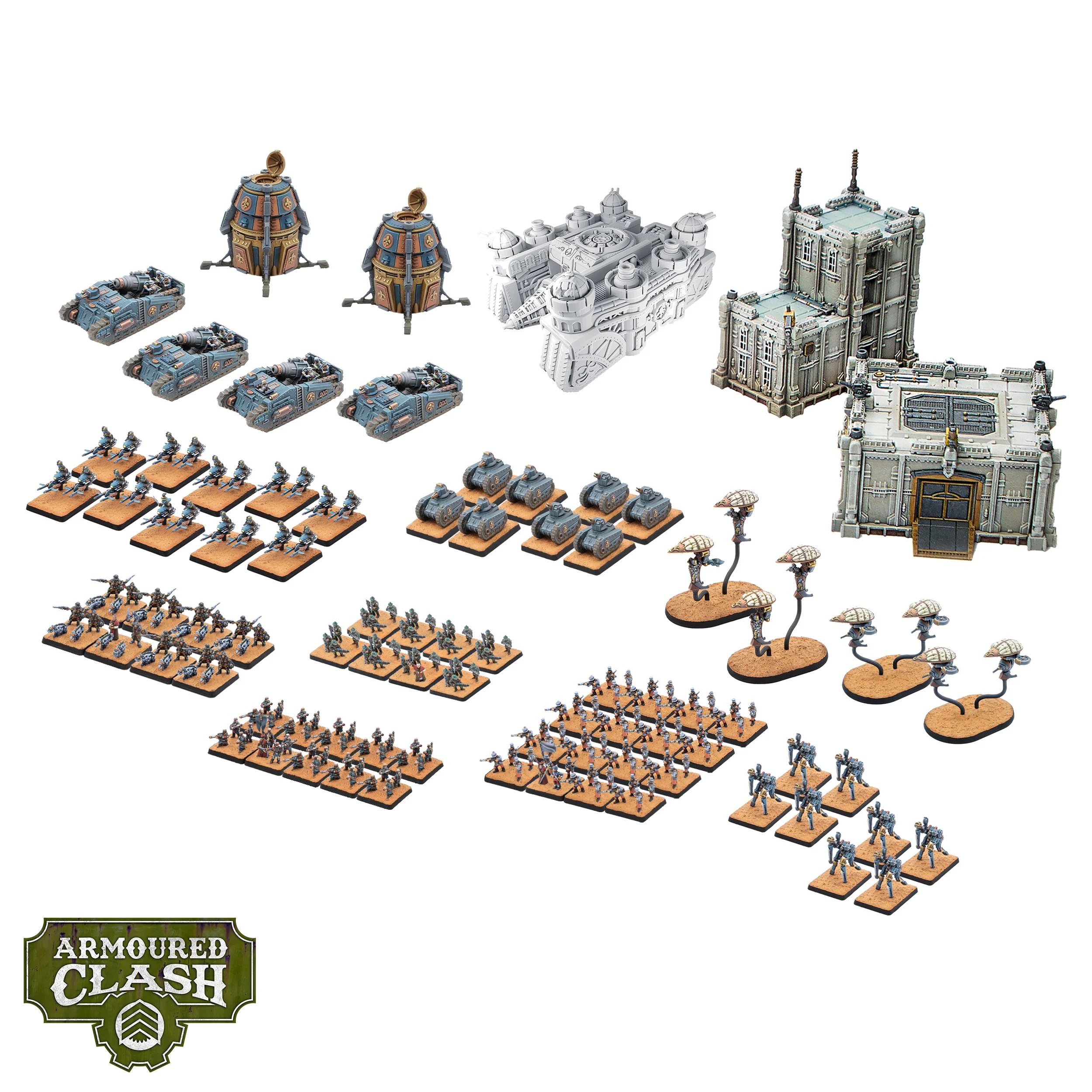 Alliance Faction Battlegroup Starter Set Contents - Armoured Clash