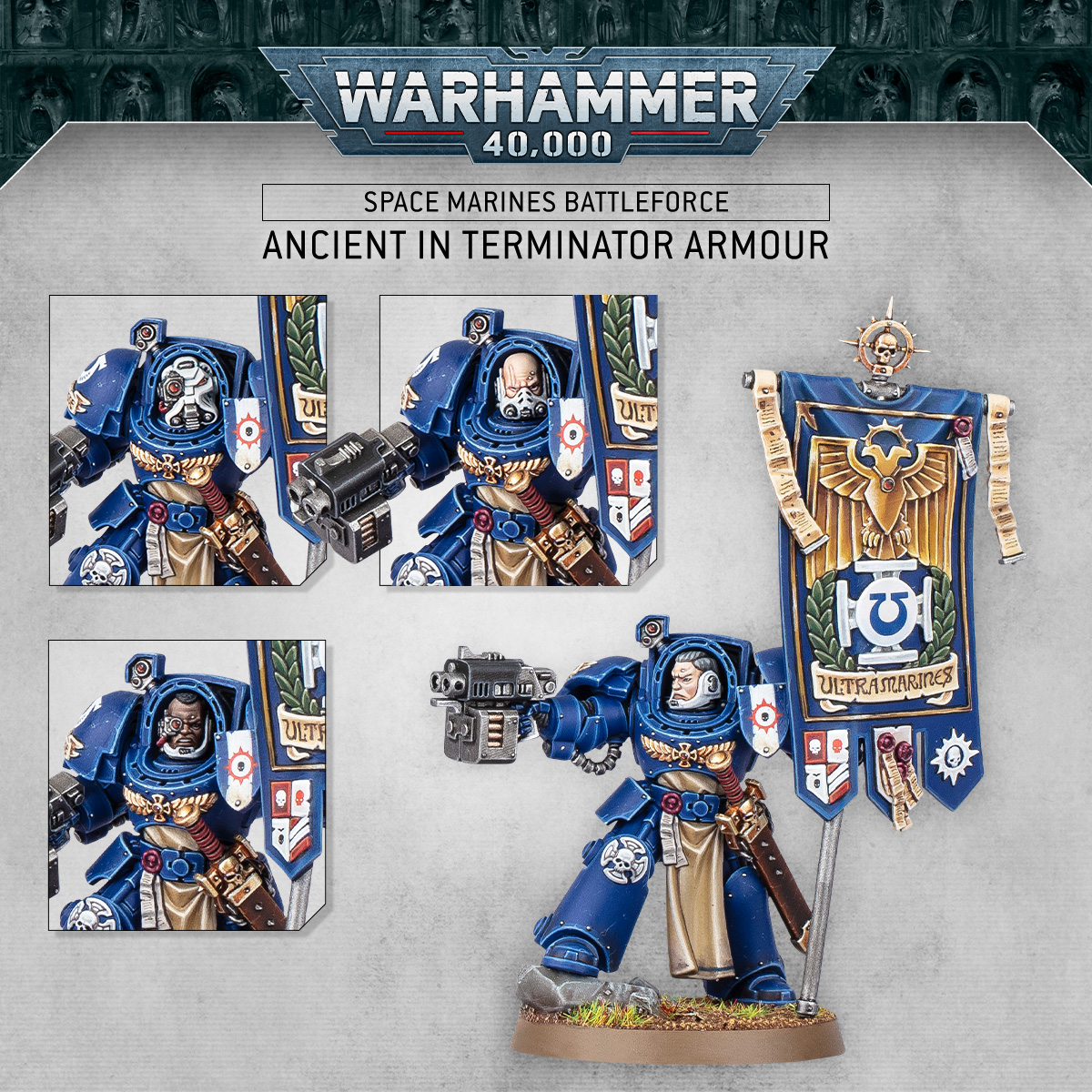 Ancient in Terminator Armour - Warhammer 40K