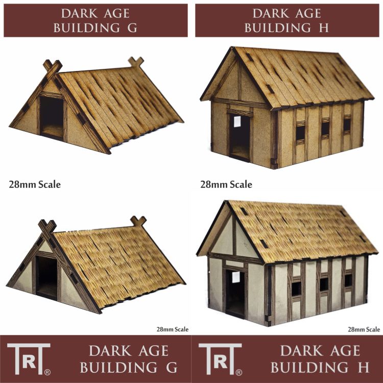 Warenhaus Ware House Gebäude - Ivory City 28mm Tabletop Mittelalter Stadt TPGEO