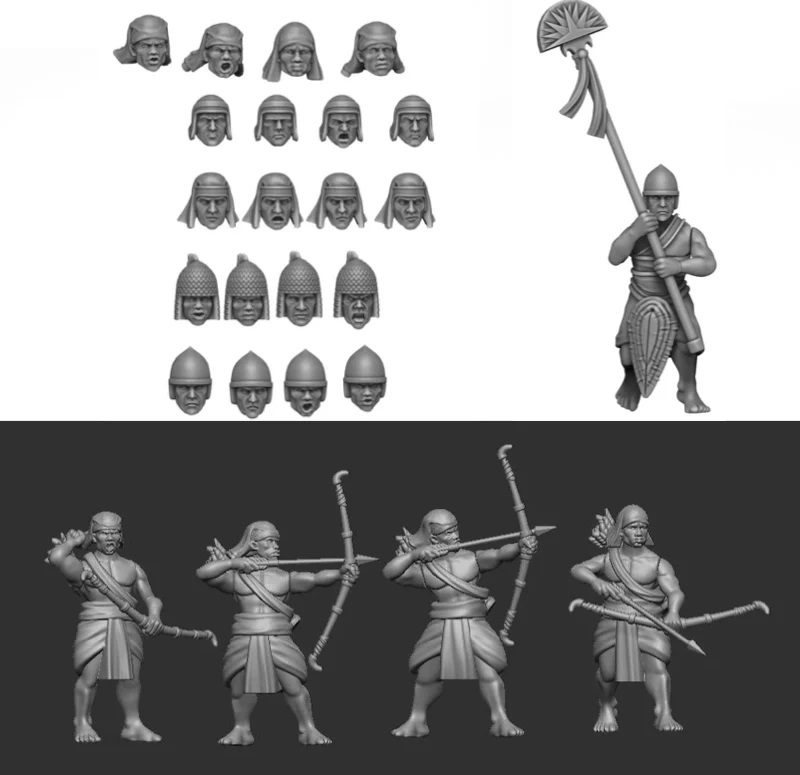 New Kingdom Egyptian Archers and Spearmen - Wargames Atlantic
