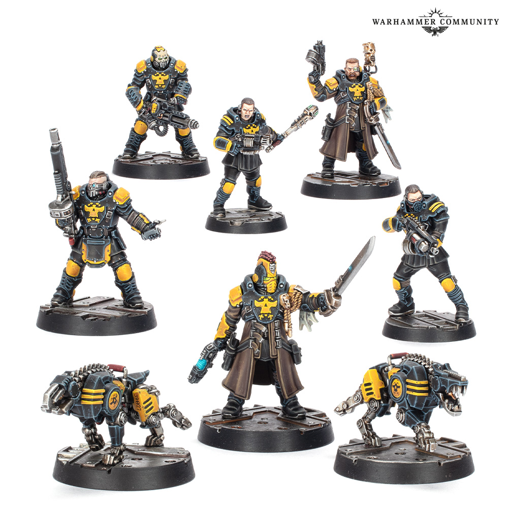 Palanite Enforcer Captains & Sergeants - Necromunda
