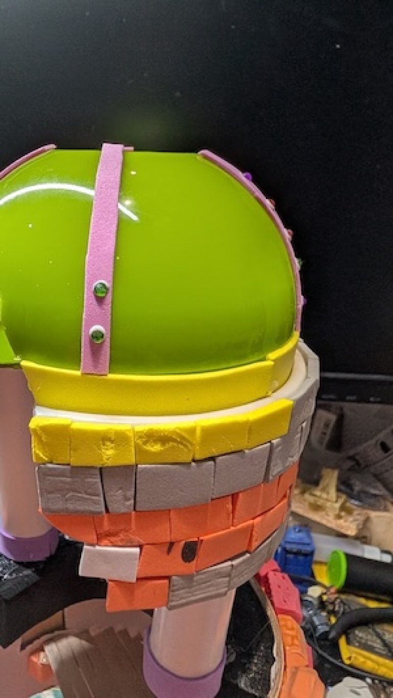 What to do with the play mat off cuts?