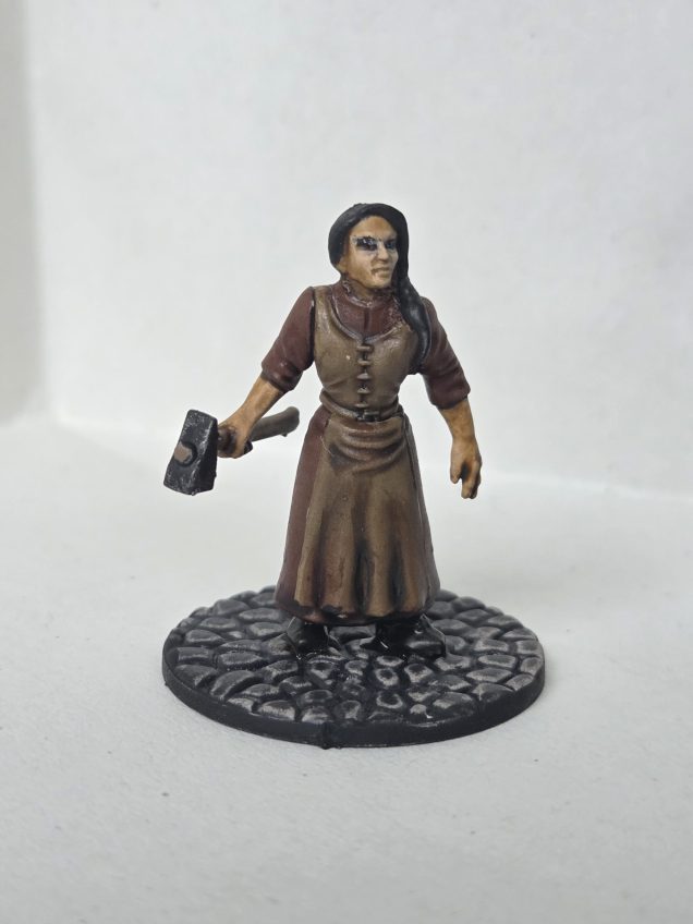 'No they said you were great with horseshoes, shite with armour. The fact you're a woman never entered into it(!)'