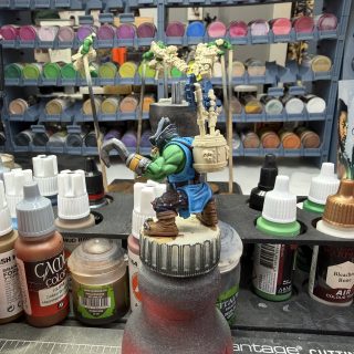 Inching towards the finish.