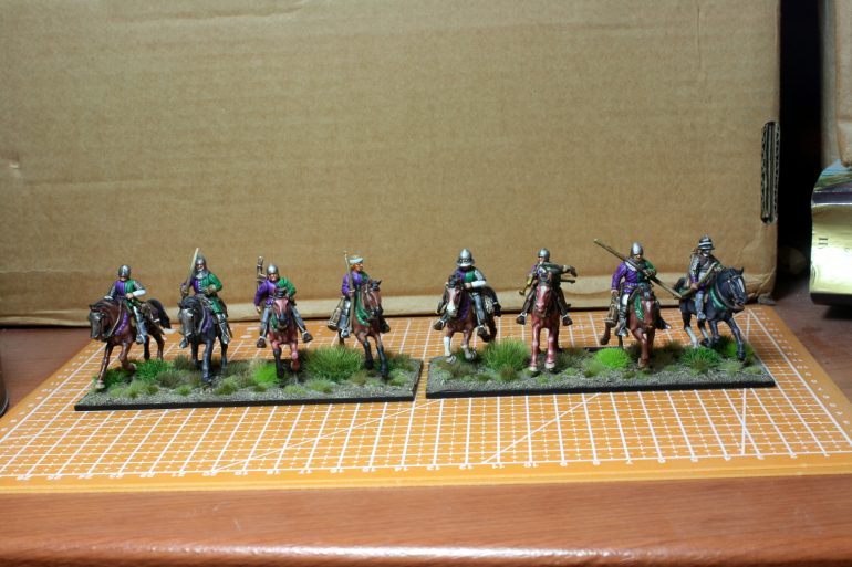 Two troops of cavarly scouts.