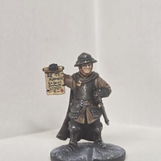 'Old Stoneface', Guard Capt and young Constable