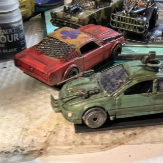 Some completed cars