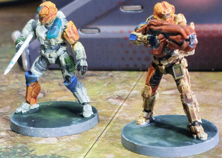 A pallette of Contrast and Speed Paints!