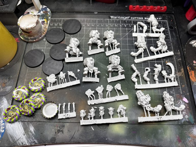 One group of Kromlech Corsairs that have been in storage for a year or two.