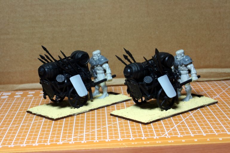 The final kitbash/conversion ready to 'explode' into battle!