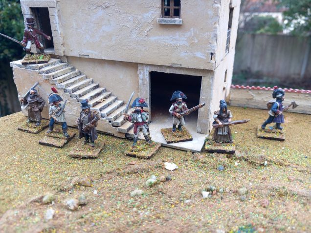 The last of my partizan purchases painted up. I got this warband not just for silver bayonet but the monk is a character on the Spanish list for shakos and bayonets 