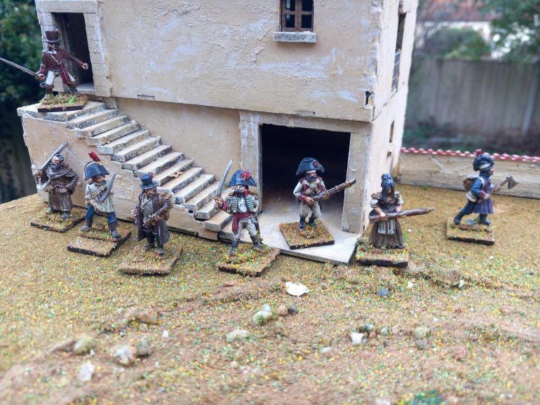 The last of my partizan purchases painted up. I got this warband not just for silver bayonet but the monk is a character on the Spanish list for shakos and bayonets