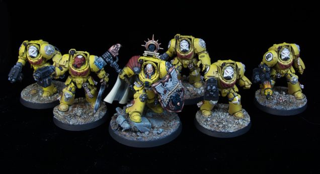 First Imperial Fist Terminator unit done