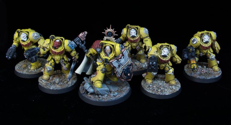 First Imperial Fist Terminator unit done