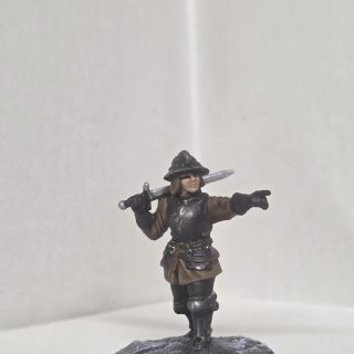 'Old Stoneface', Guard Capt and young Constable