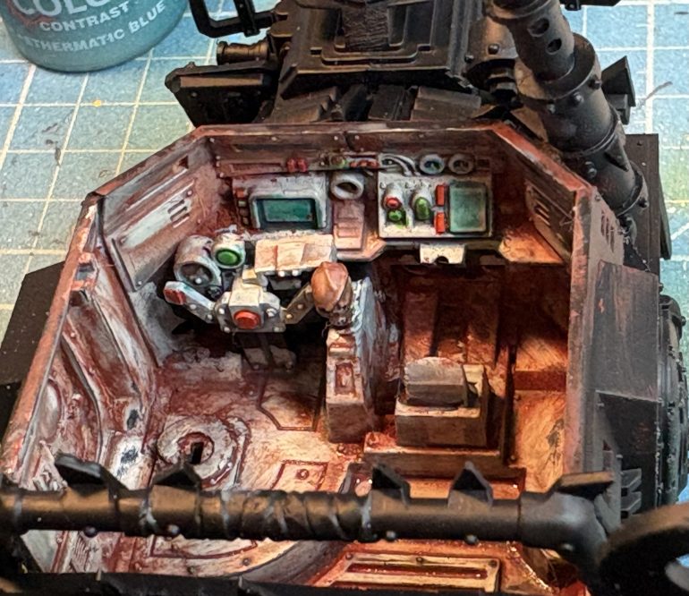 Cockpit painted/weathered