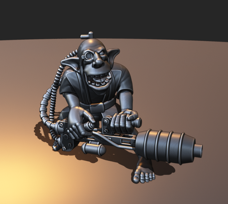 Working hard on sculpts, Another mini for faction 3