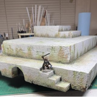 Weathering up Necromunda terrain