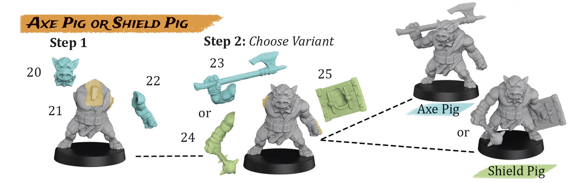 Battle Pigs Build Sample - RelicBlade