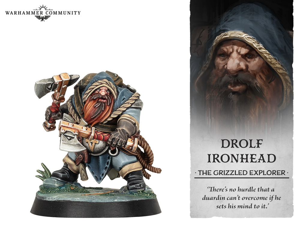 Drolf Ironhead - Warhammer Quest Darkwater