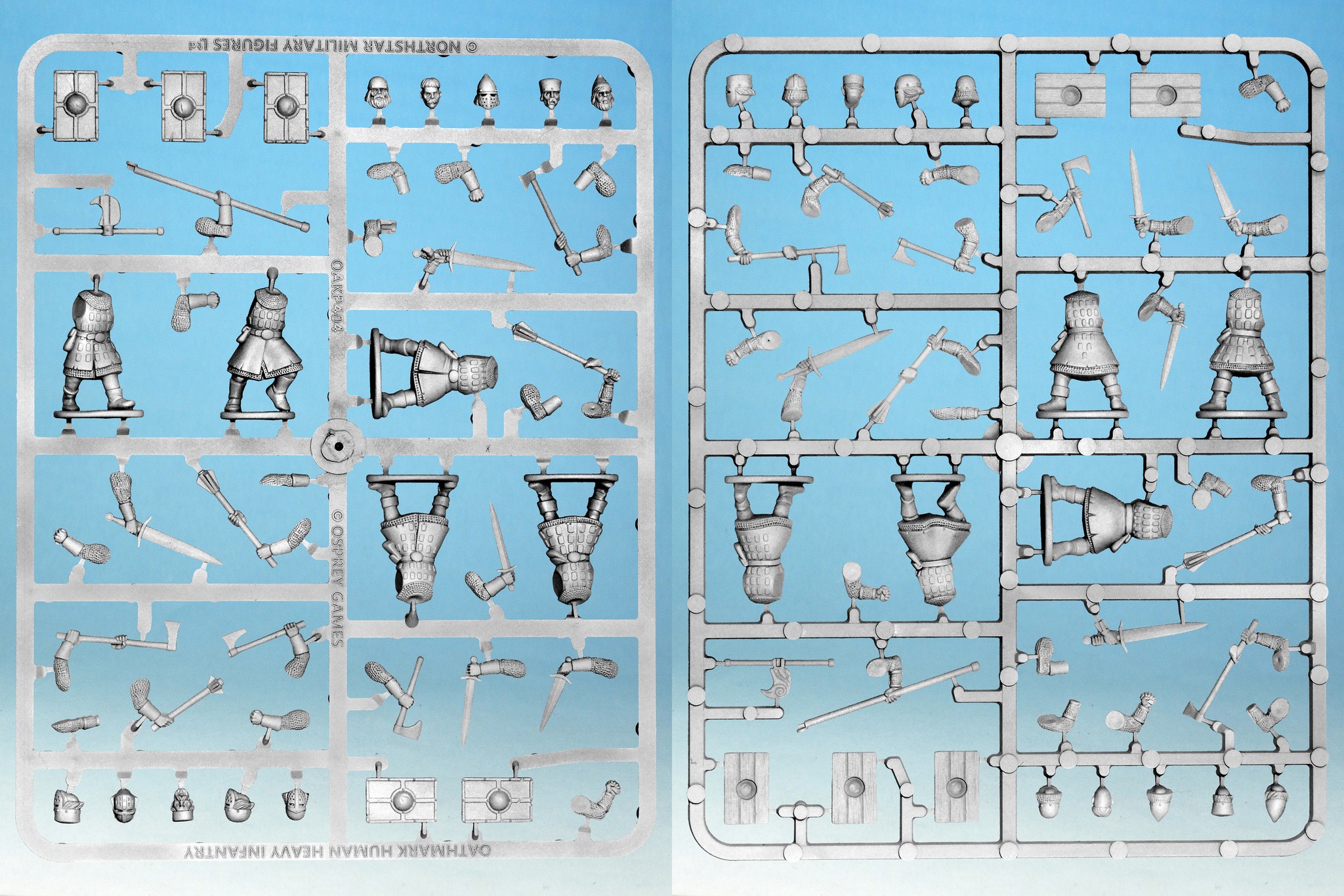 Human Heavy Infantry Sprue - Oathmark