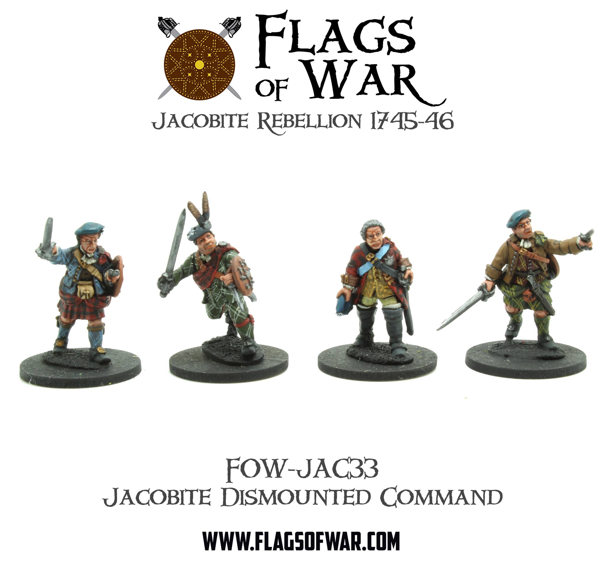 Jacobite Dismounted Command - Flags of War