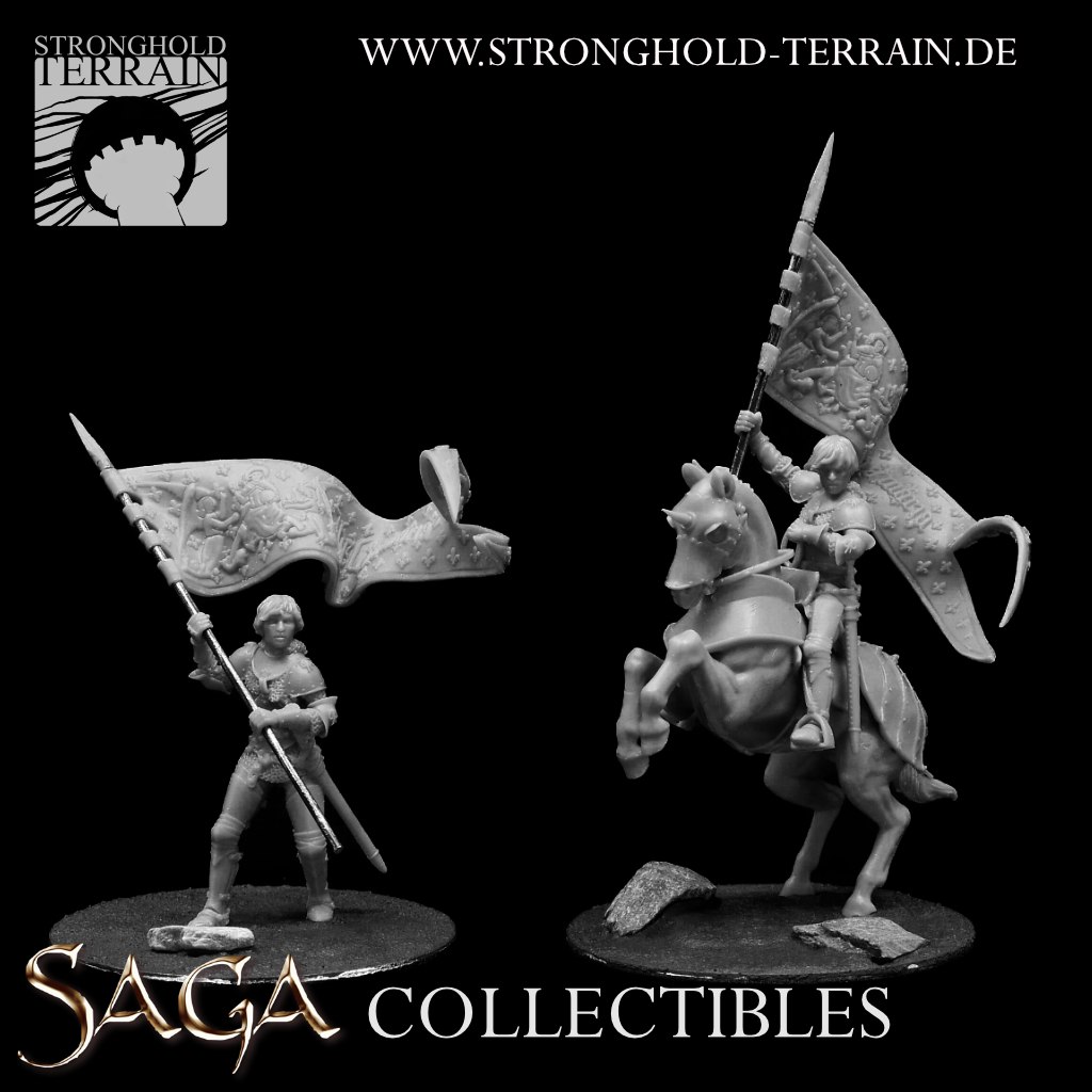 Joan of Arc Mounted & On Foot - Stronghold Terrain
