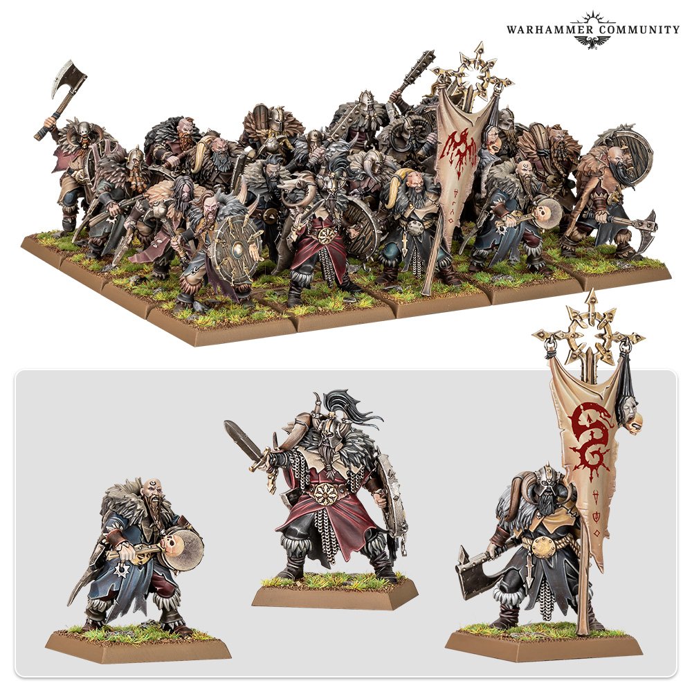 Marauders with Hand Weapons & Shields - Warhammer The Old World