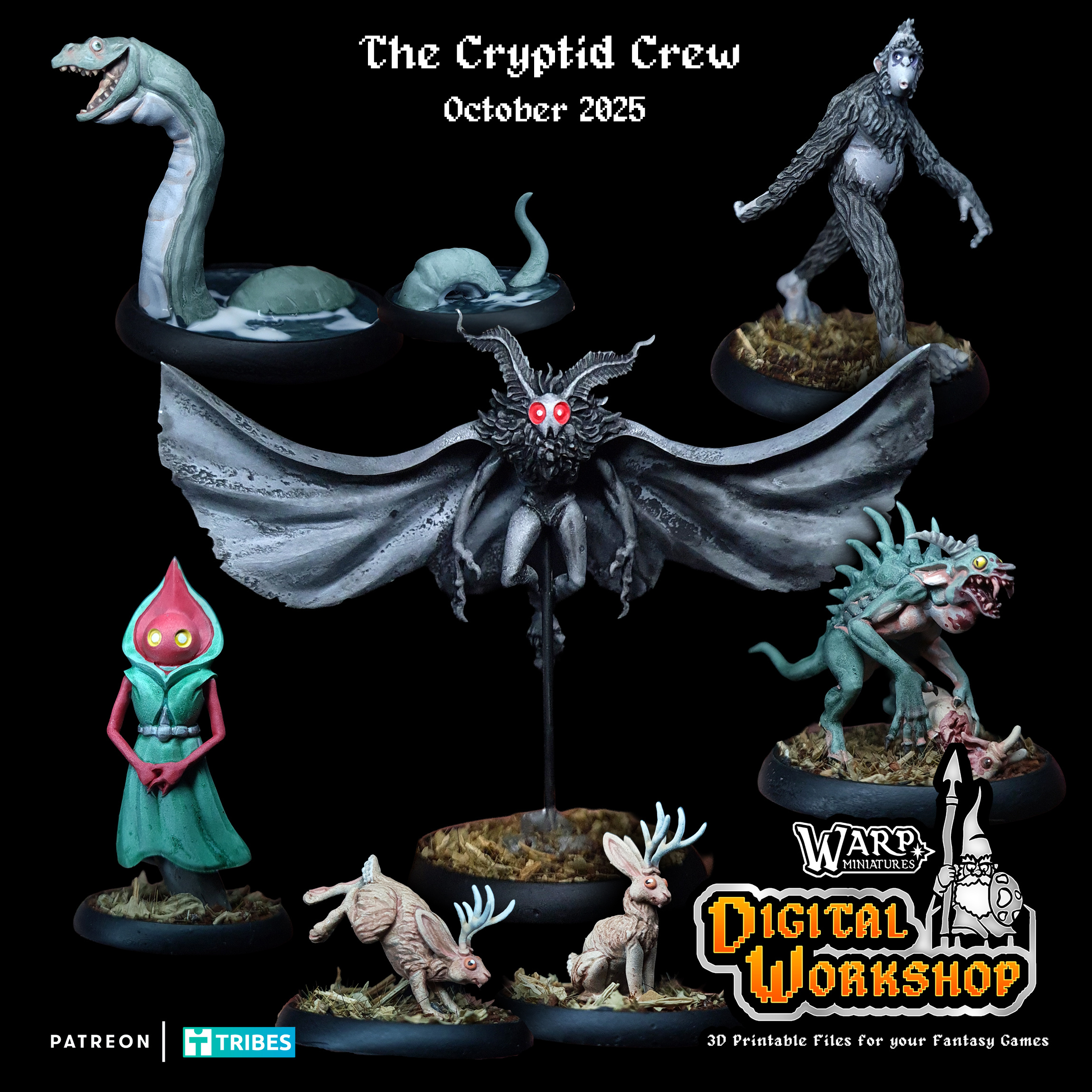 The Cryptid Crew - Warp Miniatures