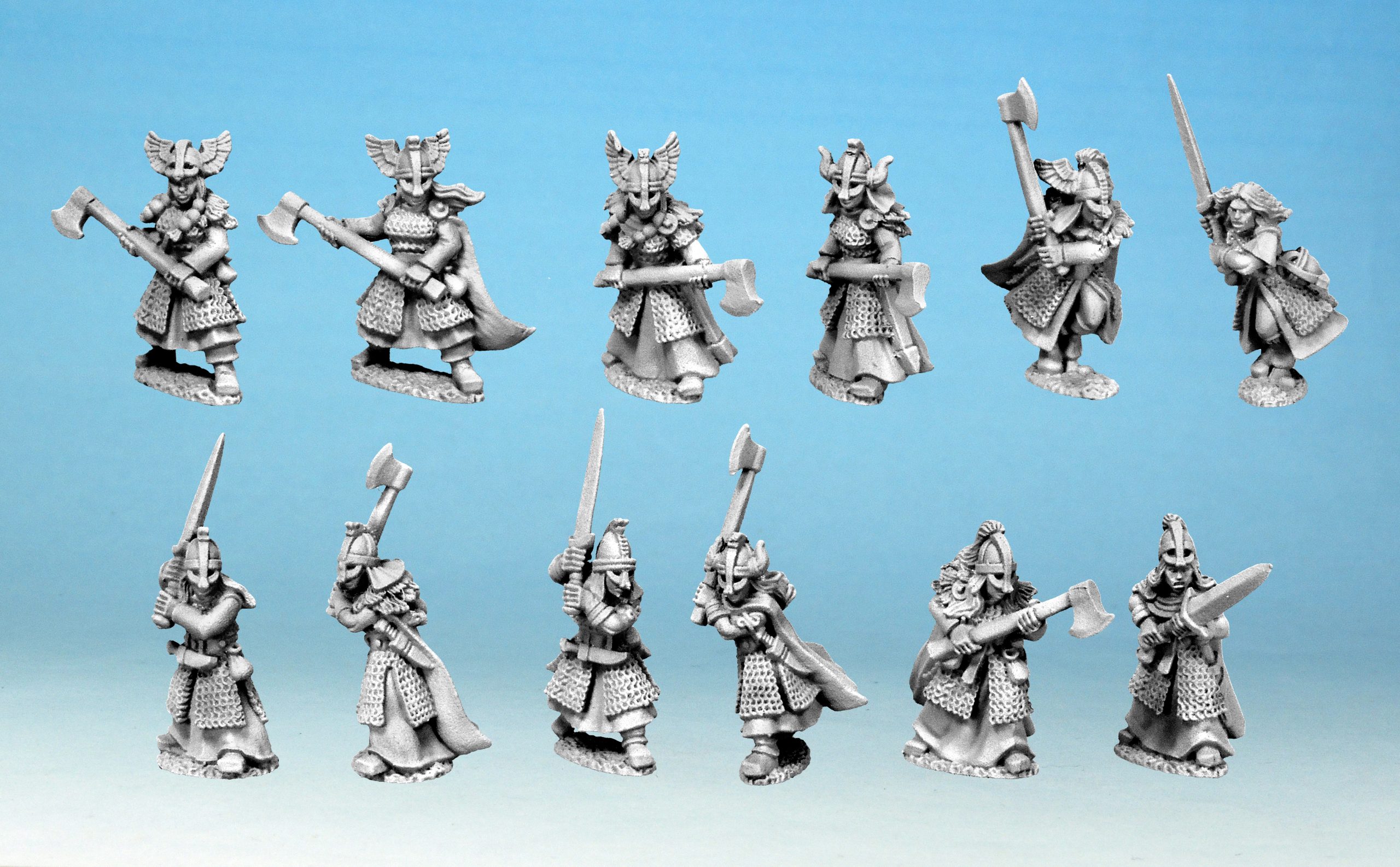 Valkyrie on Foot - Mace Face Miniatures