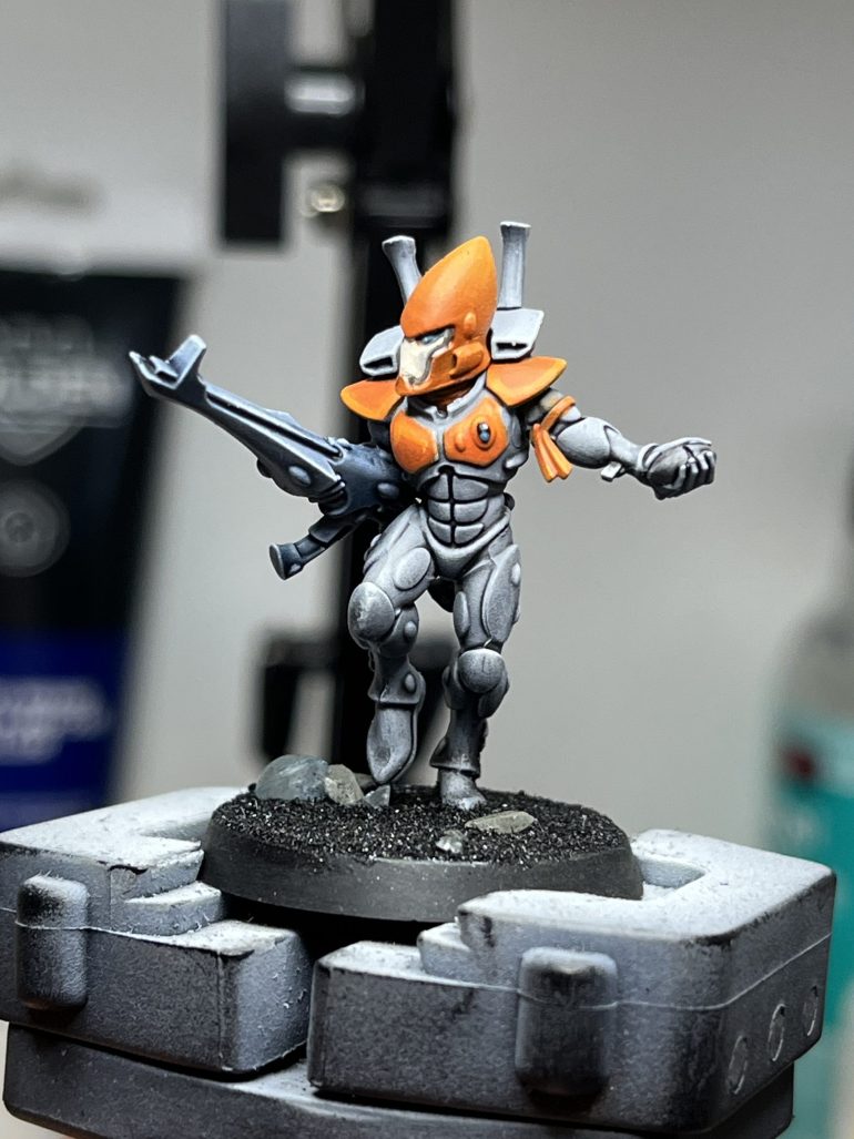 A black base rim away from finished…