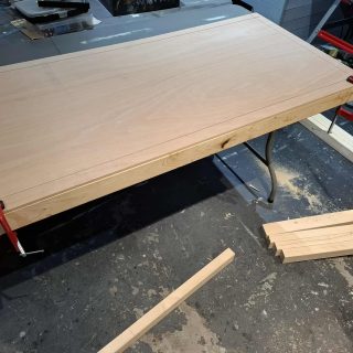 Building the base boards.