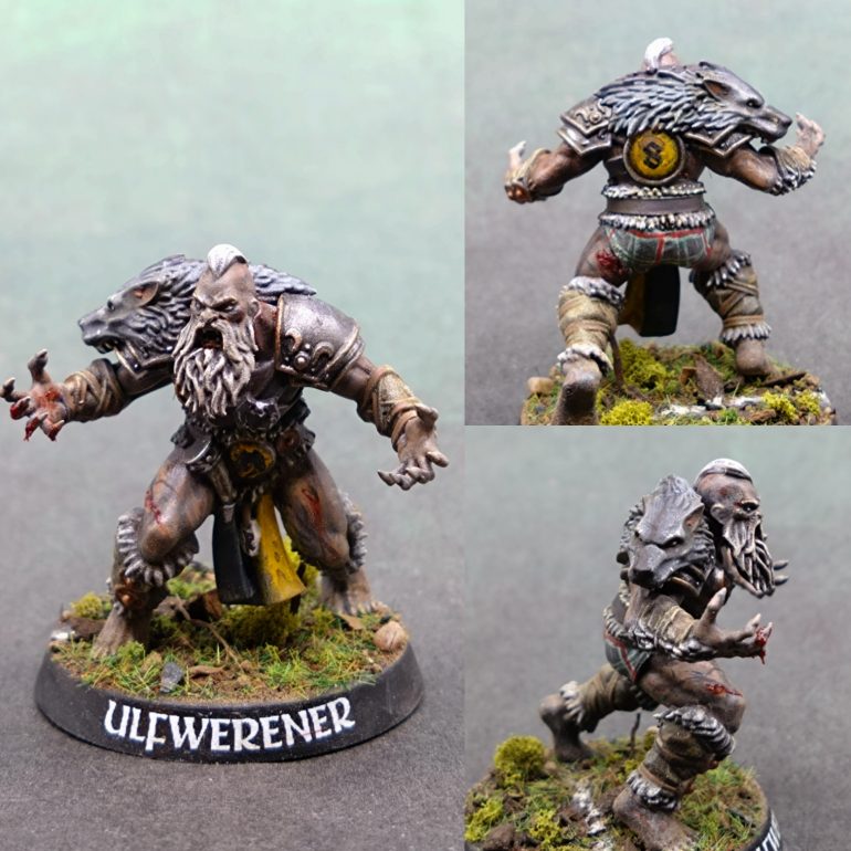 As I said in the WiP pic of this one, his greyer skin made sense to me. Happy with how he came out.